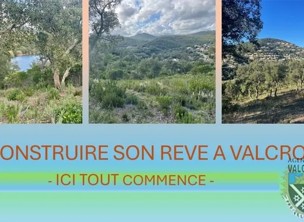 VENTE TERRAIN A BATIR AU DOMAINE DE VALCROS A LA LONDE LES