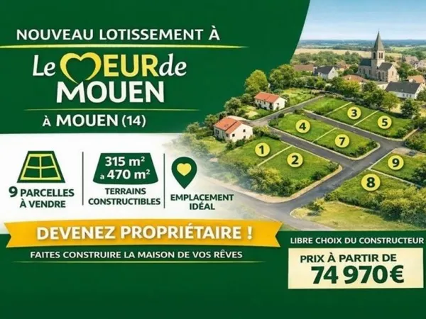 Terrain 470 m²