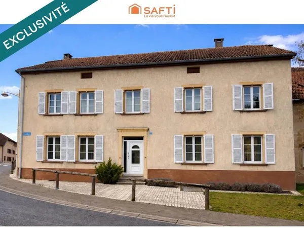 Maison lorraine 235 m² + grange parfaitement entretenue