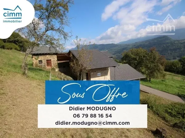 A VENDRE MAISON A RENOVER + GRANGE 73110 LA CROIX DE LA ROCHETTE