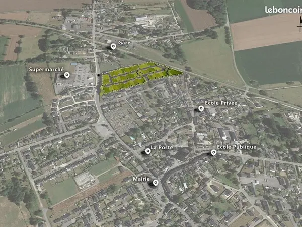 Terrain 255 m² Plerguer