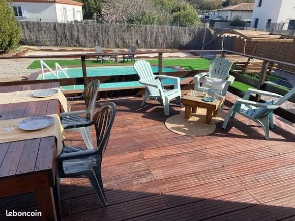 Maison familiale 155m2 - suite parentale rdc - terrain 1000m2 - piscine - proche Pézenas et plages