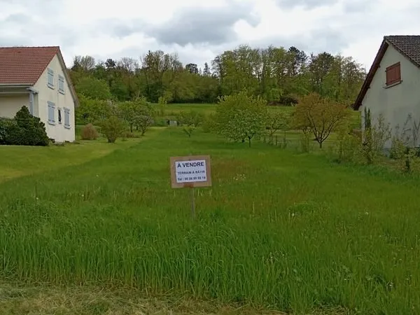Terrain à Bâtir borné et planté