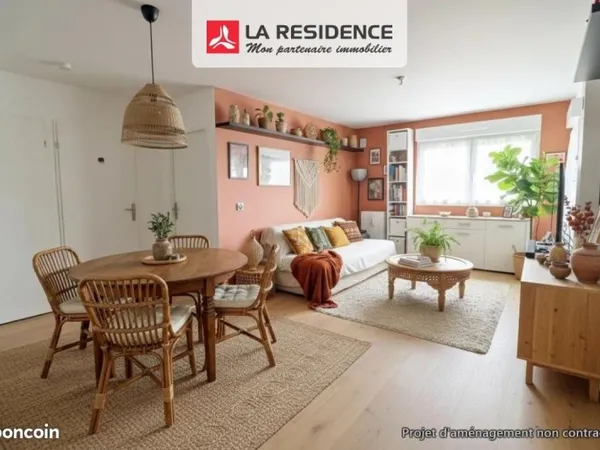 Appartement 3 pièces 63 m²