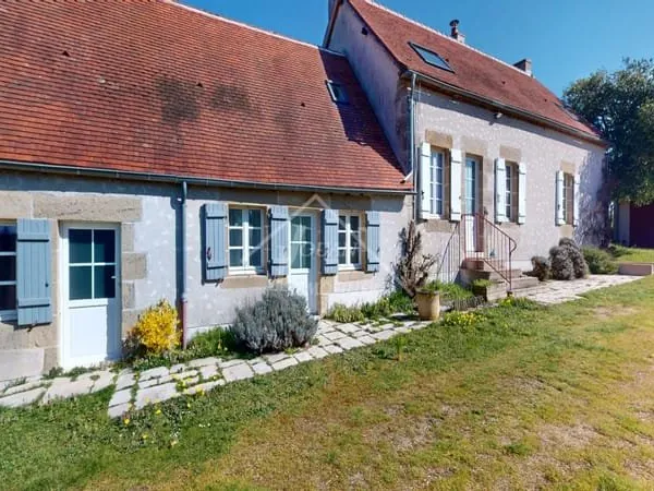 Charmante longère à la campagne avec jardin arboré et dépendances, Franchesse