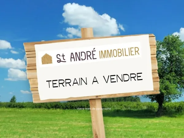 Terrzin constructible viabilisé en partie