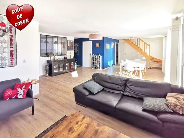 Maison 7-9P en excel. état, sur 600m2, avec ss-sol total.