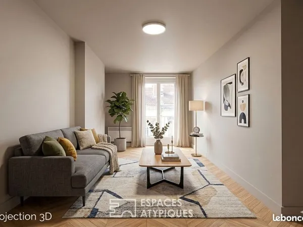 Appartement 2 pièces 45 m²