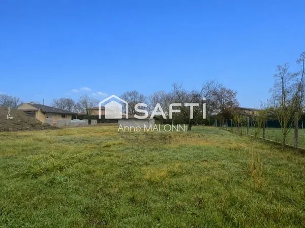 Plaisance-Du-Touch, Pyrénées Rivière, Terrain constructible de 893 m2 non viabilisé .