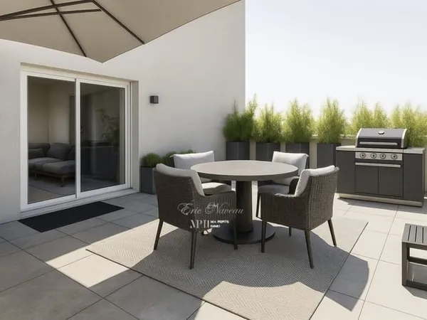 Aubervilliers : grand appartement avec terrasse dernier étag