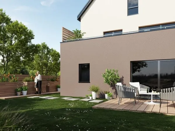 Logement adapté seniors avec jardin
