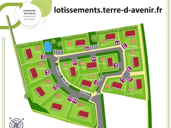 Terrain 360 m²