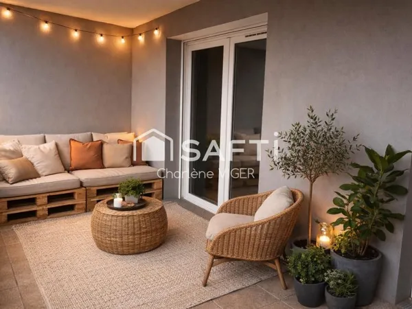 Appartement 60m2 - 2 chambres - Terrasse 16m2