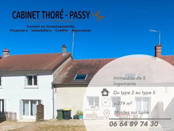 Immeuble 5 pièces 379 m²