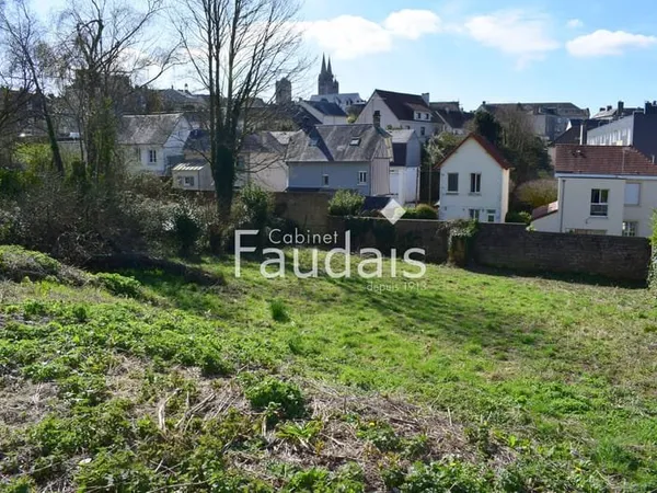 Coutances Centre-Ville, Terrain constructible 930m2, Chemin