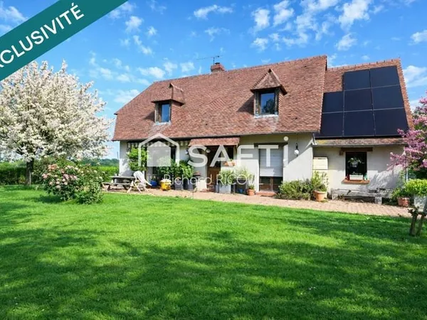 140m² - 4 à 5ch-2203m² (2,9Ha possible)-Sous-sol total