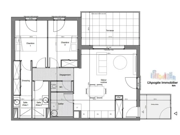 Appartement T3 - Résidence neuve à Uzès (VEFA)