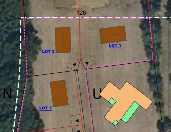 Terrain à bâtir viabilisé 800 et 1000m2
