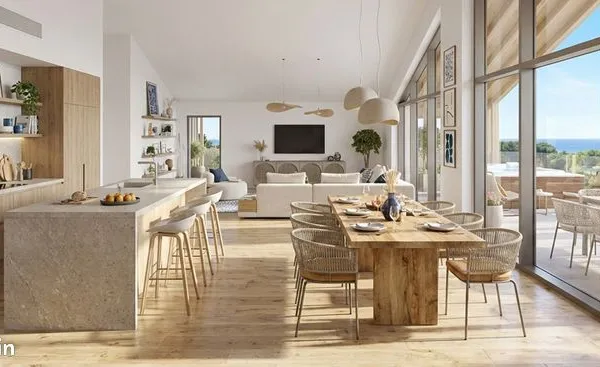 Appartement - 3 pièces - La Ciotat domaine privé au Baguier avec piscine et vue mer