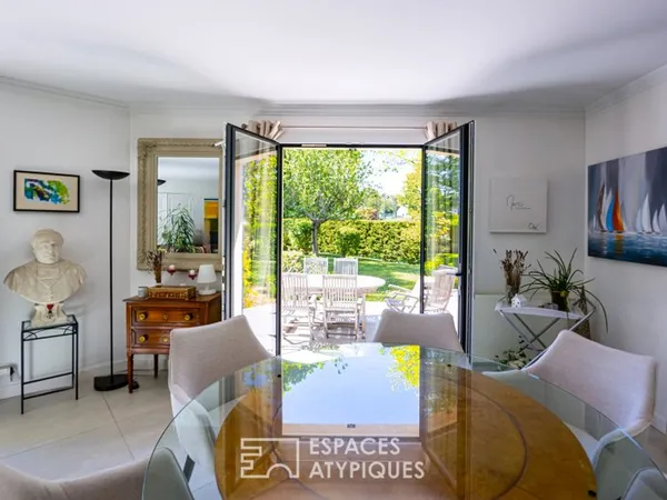 Maison contemporaine avec spa, jardin, cinéma, à Saint-Fuscien