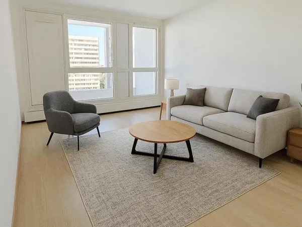 Appartement T3 60 m² avec 3 balcons + Box fermé, Vue Parc, Métro Flachet