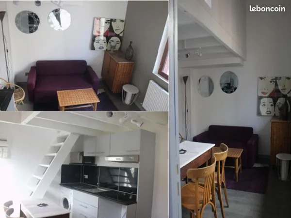 F1 duplex meublé proche Mairie Facs