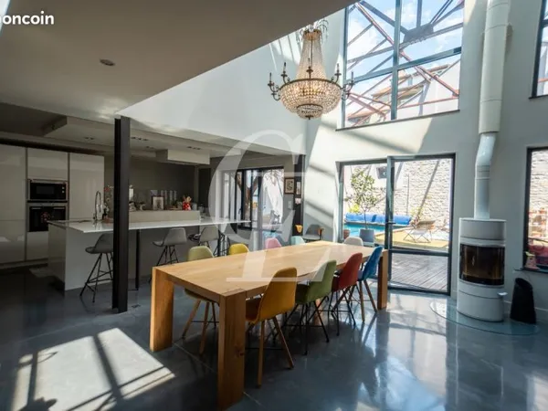 Maison avec piscine - Esprit Loft