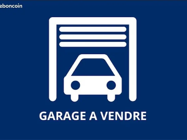 À vendre double garage communicant 2x15m2