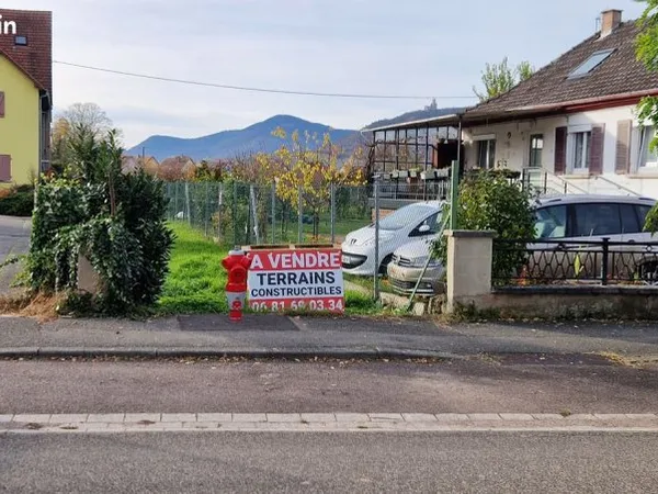 A vendre 3 terrains costructibles