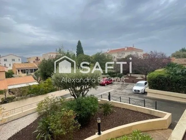 T2 dans résidence sécurisée + parking et Balcon