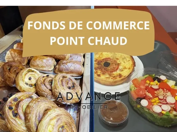 Commerce point chaud 80 m²