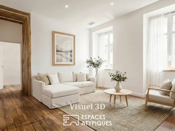 L'esprit « Maison de Maître » pour cet appartement entre St-Donatien et la Gare