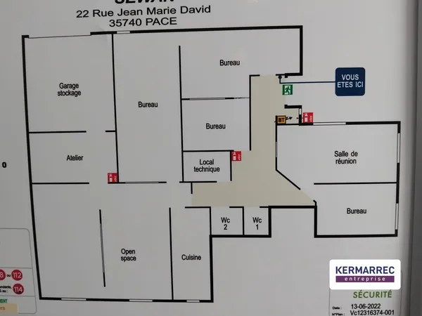 Bureaux 320 m²