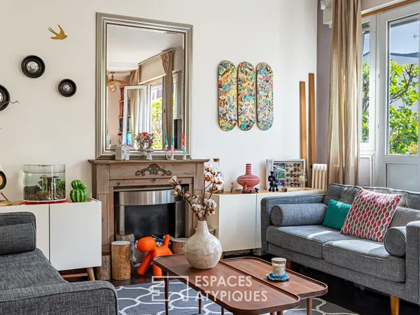 Duplex au charme mansardé au coeur du quartier des Vallées