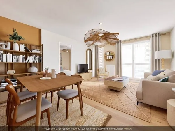 Appartement 3 pièces 64 m²