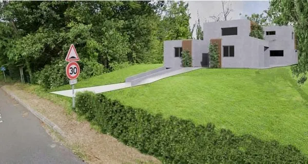 Rare : Superbe terrain de 1500 m2 vendu avec Permis de Construire pour une Villa d'architecte