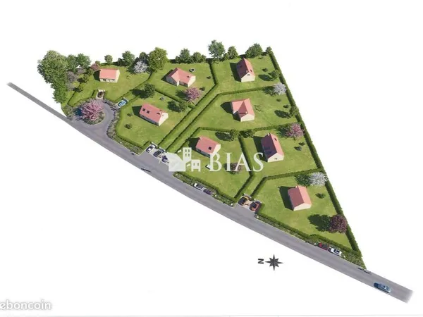 Terrain 1394 m² Le Perrey