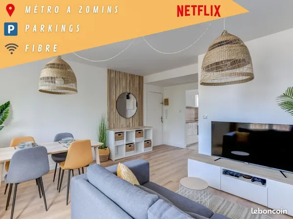 Colocation meublée 4 Pers. - Hyper Centre