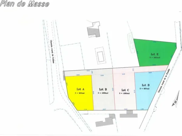 Terrain constructible Saint-Siffret