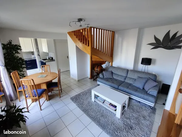 Appartement T3 Duplex 65m² Rennes Jeanne d'Arc