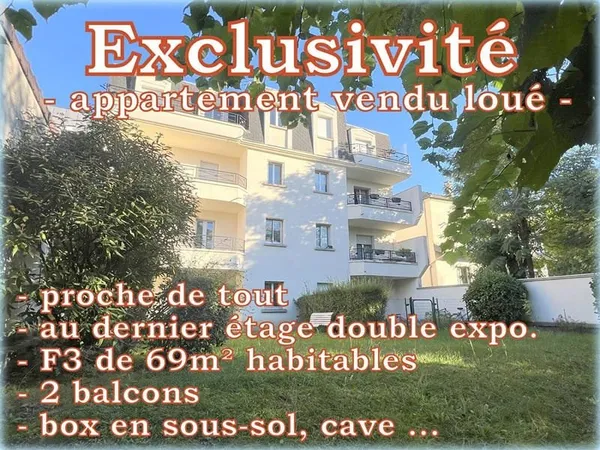 Appartement 3 pièces 69 m²