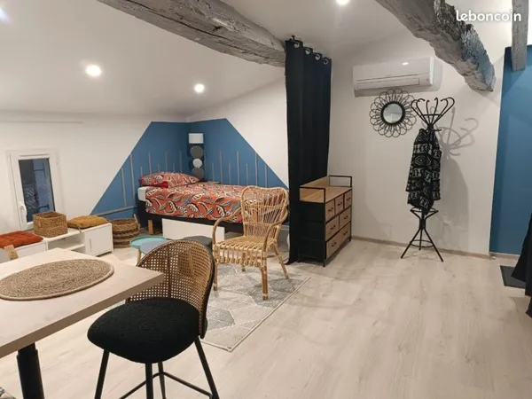Studio meublé climatisé