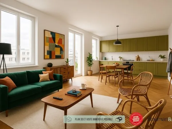 5 PIÈCES de 128m² + PKG(s)
