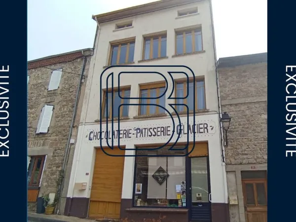 Maison de bourg avec atelier et commerce