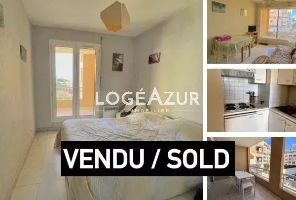 VENTE APPARTEMENT 1 CHAMBRE - GARAGE - PORT AZUR - GOLFE JUAN