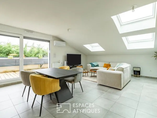 Dernier étage contemporain à Saint Orens