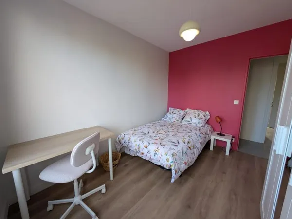 COLOCATION - chambre meublée de 10,55m2 A TOURS