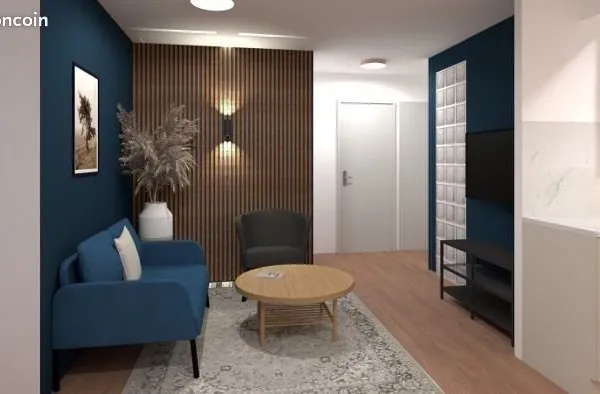 Chambres meublées en coliving haut de gamme - Vue panoramique Lyon - Climatisation - Métro au pied