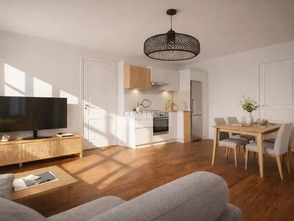 Appartement 3 pièces 45 m²