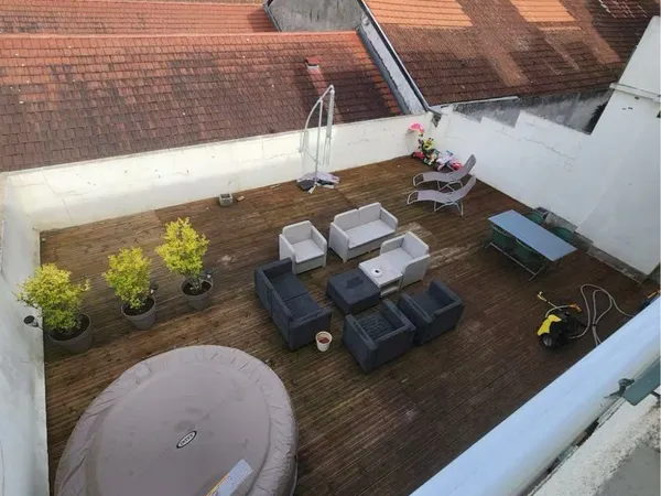 Triplex centre ville terrasse 80m2